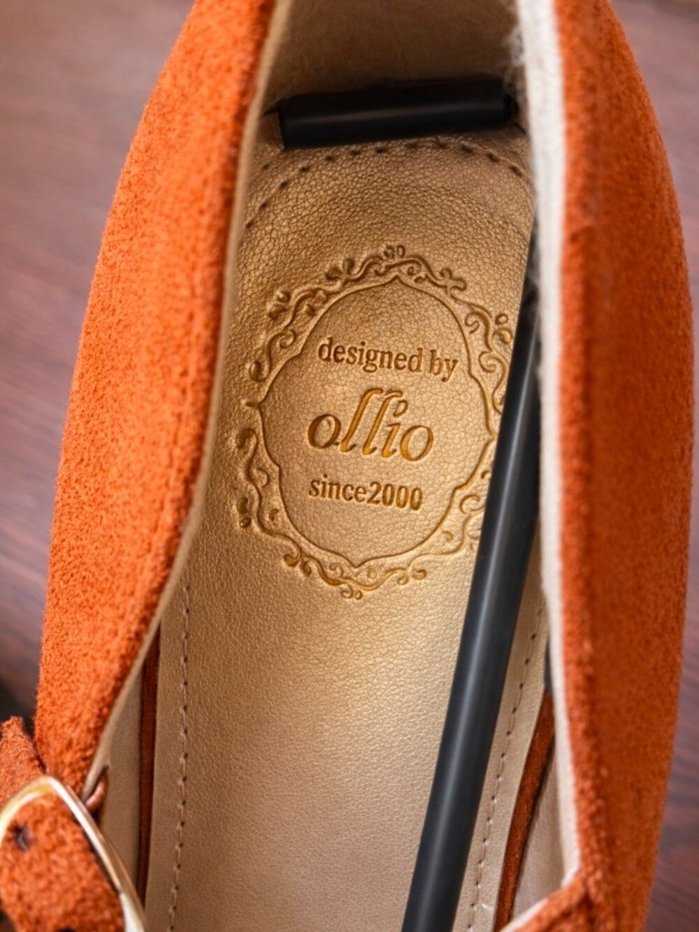 Ollio Women’s Mary Jane Platform Heels Rust - Picture 5 of 5